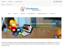 Tablet Screenshot of chintamanisoftsolutions.com
